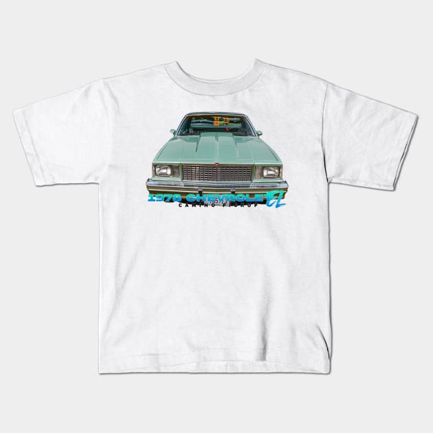 1978 Chevrolet El Camino Pickup Kids T-Shirt by Gestalt Imagery